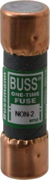 Cooper Bussmann - 125 VDC, 250 VAC, 2 Amp, Fast-Acting General Purpose Fuse - Fuse Holder Mount, 50.8mm OAL, 50 at AC/DC kA Rating, 9/16" Diam - Americas Tooling