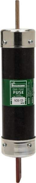 Cooper Bussmann - 600 VAC, 125 Amp, Fast-Acting General Purpose Fuse - Bolt-on Mount, 9-5/8" OAL, 10 (RMS Symmetrical) kA Rating, 1-13/16" Diam - Americas Tooling