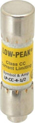 Cooper Bussmann - 150 VDC, 600 VAC, 4.5 Amp, Time Delay General Purpose Fuse - Fuse Holder Mount, 1-1/2" OAL, 20 at DC, 200 at AC (RMS) kA Rating, 13/32" Diam - Americas Tooling