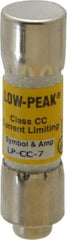 Cooper Bussmann - 150 VDC, 600 VAC, 7 Amp, Time Delay General Purpose Fuse - Fuse Holder Mount, 1-1/2" OAL, 20 at DC, 200 at AC (RMS) kA Rating, 13/32" Diam - Americas Tooling