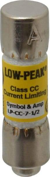 Cooper Bussmann - 150 VDC, 600 VAC, 7.5 Amp, Time Delay General Purpose Fuse - Fuse Holder Mount, 1-1/2" OAL, 20 at DC, 200 at AC (RMS) kA Rating, 13/32" Diam - Americas Tooling