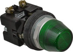 Eaton Cutler-Hammer - 30-1/2mm Mount Hole, Pushbutton Switch - Illuminated - Americas Tooling