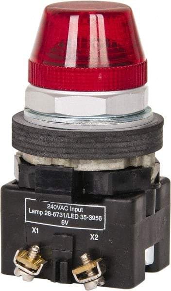 Eaton Cutler-Hammer - 30-1/2mm Mount Hole, Pushbutton Switch - Illuminated - Americas Tooling