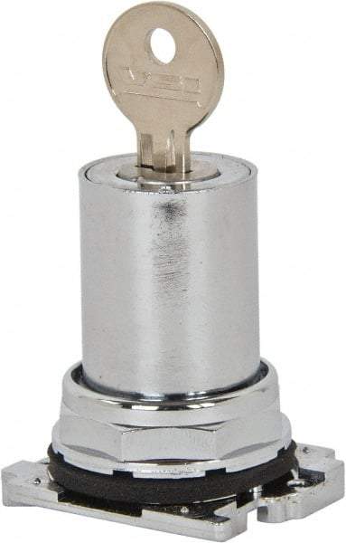 Eaton Cutler-Hammer - Pushbutton Switch Key - Chrome, Round Button, Nonilluminated - Americas Tooling