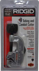 Ridgid - 3/16" to 1-1/8" Pipe Capacity, Tube Cutter - Cuts Copper, Aluminum, Brass - Americas Tooling