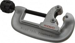 Ridgid - 1" to 3-1/8" Pipe Capacity, Screw Feed Tubing Cutter - Cuts Copper, Aluminum, Brass - Americas Tooling