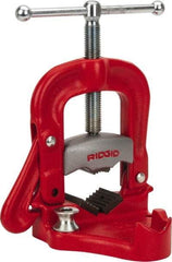 Ridgid - 1/8" to 4" Pipe Capacity, Bench Yoke Vise - Americas Tooling