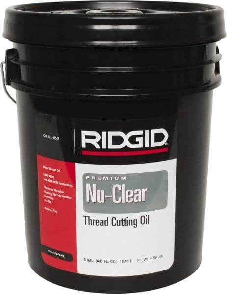 Ridgid - Nu Clear Cutting Oil - 5 Gallon Bucket - Americas Tooling