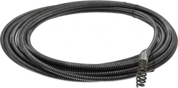 Ridgid - 5/16" x 25' Drain Cleaning Machine Cable - Inner Core Drophead, 3/4" to 1-1/2" Pipe, Use with Models K39, K40 & K50 - Americas Tooling