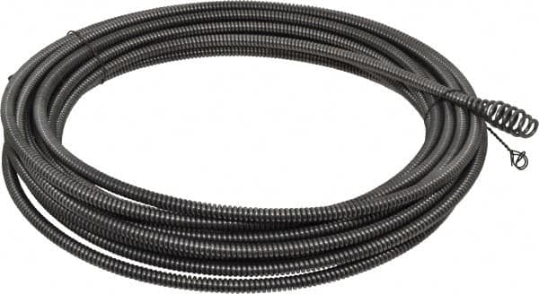 Ridgid - 5/16" x 35' Drain Cleaning Machine Cable - Inner Core Bulb Auger, 3/4" to 1-1/2" Pipe, Use with Models K39, K40 & K50 - Americas Tooling