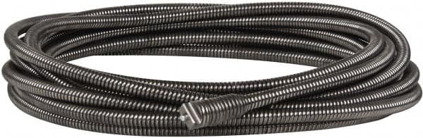 Ridgid - 3/8" x 25' Drain Cleaning Machine Cable - Inner Core Male Cping, 3/4" to 4" Pipe, Use with Models K50, K60SP & K75 A/B - Americas Tooling