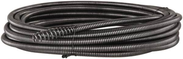 Ridgid - 3/8" x 35' Drain Cleaning Machine Cable - Bulb Auger, 1-1/4" to 1-1/2" Pipe, Use with Models K39, K40 & K50 - Americas Tooling