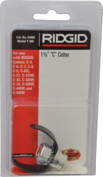 Ridgid - Drain Cleaning Machine C-Cutter - For Use with Models K39, K50, K375, K3800 & K380 - Americas Tooling