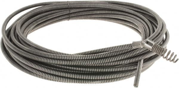 Ridgid - 5/16" x 50' Drain Cleaning Machine Cable - Drophead, 3/4" to 1-1/2" Pipe, Use with Models K39, K40 & K50 - Americas Tooling