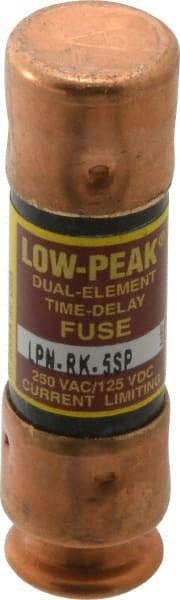 Cooper Bussmann - 125 VDC, 250 VAC, 5 Amp, Time Delay General Purpose Fuse - Fuse Holder Mount, 50.8mm OAL, 100 at DC, 300 at AC (RMS) kA Rating, 9/16" Diam - Americas Tooling