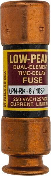 Cooper Bussmann - 125 VDC, 250 VAC, 0.8 Amp, Time Delay General Purpose Fuse - Fuse Holder Mount, 50.8mm OAL, 100 at DC, 300 at AC (RMS) kA Rating, 9/16" Diam - Americas Tooling