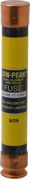 Cooper Bussmann - 300 VDC, 600 VAC, 17.5 Amp, Time Delay General Purpose Fuse - Fuse Holder Mount, 127mm OAL, 100 at DC, 300 at AC (RMS) kA Rating, 13/16" Diam - Americas Tooling