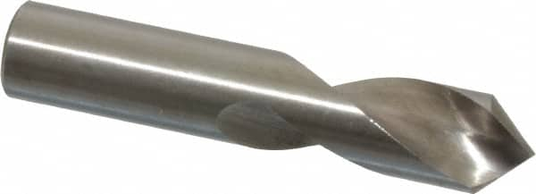 Interstate - 3/8" Body Diam, 90°, 2" OAL, High Speed Steel Spotting Drill - Americas Tooling