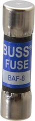 Cooper Bussmann - 250 VAC, 8 Amp, Fast-Acting General Purpose Fuse - Fuse Holder Mount, 1-1/2" OAL, 10 at 125 V kA Rating, 13/32" Diam - Americas Tooling