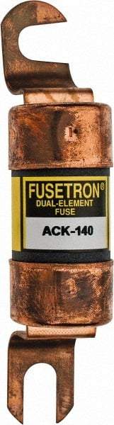 Cooper Bussmann - 140 Amp Time Delay Fast-Acting Forklift & Truck Fuse - 72VAC, 72VDC, 4.72" Long x 1" Wide, Littelfuse CCK140, Bussman ACK-140, Ferraz Shawmut ACK140 - Americas Tooling