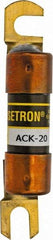 Cooper Bussmann - 20 Amp Time Delay Fast-Acting Forklift & Truck Fuse - 125VAC, 125VDC, 3.07" Long x 0.5" Wide, Littelfuse CCK020, Bussman ACK-20, Ferraz Shawmut ACK120 - Americas Tooling