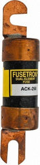 Cooper Bussmann - 250 Amp Time Delay Fast-Acting Forklift & Truck Fuse - 80VAC, 80VDC, 4.71" Long x 1" Wide, Littelfuse CCK250, Bussman ACK-250, Ferraz Shawmut ACK250 - Americas Tooling