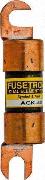 Cooper Bussmann - 40 Amp Time Delay Fast-Acting Forklift & Truck Fuse - 125VAC, 125VDC, 3.74" Long x 0.75" Wide, Littelfuse CCK040, Bussman ACK-40, Ferraz Shawmut ACK40 - Americas Tooling