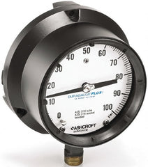 Ashcroft - 4-1/2" Dial, 1/2 Thread, 0-20,000 Scale Range, Pressure Gauge - Americas Tooling