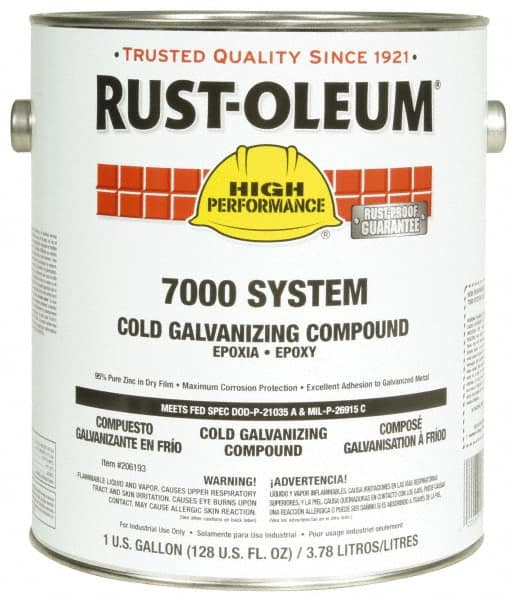 Rust-Oleum - 1 Gal Zinc Cold Galvanizing Compound - Comes in Pail - Americas Tooling