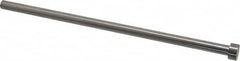 Gibraltar - 5/16" Pin Diam, 1/2" Head Diam x 1/4" Head Height, 8" OAL, Straight Ejector Pin - Steel, 7-3/4" Pin Length - Americas Tooling