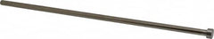 Gibraltar - 5/16" Pin Diam, 1/2" Head Diam x 1/4" Head Height, 12" OAL, Straight Ejector Pin - Steel, 11-3/4" Pin Length - Americas Tooling