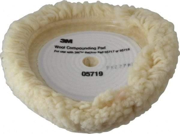 3M - 9" Diam Wool Bonnet Pad - Wool - Americas Tooling