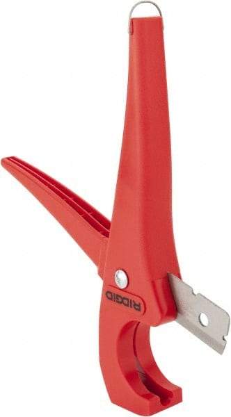 Ridgid - 1/8" to 1-5/8" Pipe Capacity, Tube & Pipe Cutter - Cuts Plastic, Rubber - Americas Tooling