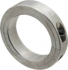 Climax Metal Products - 3" Bore, Aluminum, Two Piece Two Piece Split Shaft Collar - 4-1/4" Outside Diam, 7/8" Wide - Americas Tooling