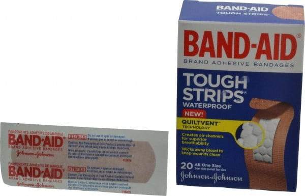 Johnson & Johnson - 3-1/4" Long x 1" Wide, General Purpose Self-Adhesive Bandage - Waterproof - Americas Tooling