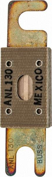 Cooper Bussmann - 130 Amp Non-Time Delay Fast-Acting Forklift & Truck Fuse - 125VAC, 80VDC, 3.18" Long x 0.75" Wide, Littelfuse CNL130, Bussman ANL-130, Ferraz Shawmut CNL130 - Americas Tooling