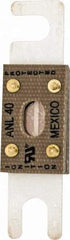 Cooper Bussmann - 40 Amp Non-Time Delay Fast-Acting Forklift & Truck Fuse - 125VAC, 80VDC, 3.18" Long x 0.75" Wide, Littelfuse CNL40, Bussman ANL-40, Ferraz Shawmut CNN40 - Americas Tooling