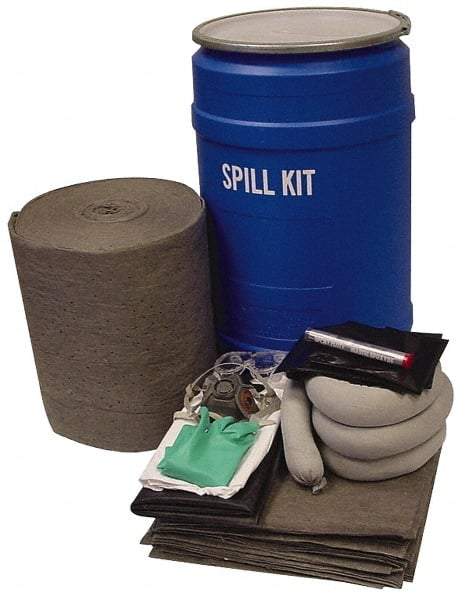 PRO-SAFE - Battery Acid Spill Kit - 30 Gal Polypropylene Drum - Americas Tooling