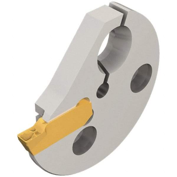 Iscar - Right Hand Cut Indexable Grooving Cartridge - GIMIY, GINI-E, GIPI, GIPI-E Insert Style - Americas Tooling