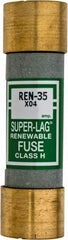 Cooper Bussmann - 250 VAC, 35 Amp, Time Delay Renewable Fuse - Fuse Holder Mount, 76.2mm OAL, 10 (RMS) kA Rating, 20.6mm Diam - Americas Tooling