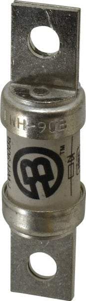 Cooper Bussmann - 500 VAC/VDC, 90 Amp, Fast-Acting Semiconductor/High Speed Fuse - Bolt-on Mount, 3-5/8" OAL, 200 (RMS Symmetrical), 50 at DC kA Rating, 0.947" Diam - Americas Tooling