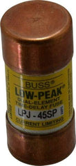 Cooper Bussmann - 300 VDC, 600 VAC, 45 Amp, Time Delay General Purpose Fuse - Fuse Holder Mount, 2-3/8" OAL, 100 at DC, 300 at AC (RMS) kA Rating, 1-1/16" Diam - Americas Tooling