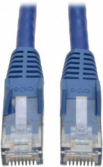 Tripp-Lite - Cat6, 24 AWG, 8 Wires, 550 MHz, Unshielded Network & Ethernet Cable - Blue, PVC, 1' OAL - Americas Tooling