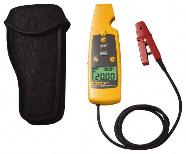 Fluke - 771, CAT II, Digital mA Process Clamp Meter with 0.1772" Detachable Jaws - Measures Current - Americas Tooling