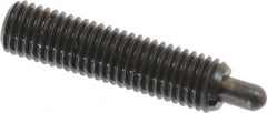 Gibraltar - 1/4-28, 1" Thread Length, 3/16" Plunger Projection, Steel Threaded Spring Plunger - 0.118" Max Plunger Diam, 1" Plunger Length, 3 Lb Init End Force, 13 Lb Final End Force - Americas Tooling