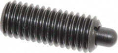 Gibraltar - 1/2-13, 1-1/4" Thread Length, 1/4" Plunger Projection, Steel Threaded Spring Plunger - 1/4" Max Plunger Diam, 1-1/4" Plunger Length, 2.7 Lb Init End Force, 9.3 Lb Final End Force - Americas Tooling