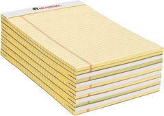 UNIVERSAL - 50 Sheet, 5 x 8", Perforated Style Ruled Pads - Canary - Americas Tooling