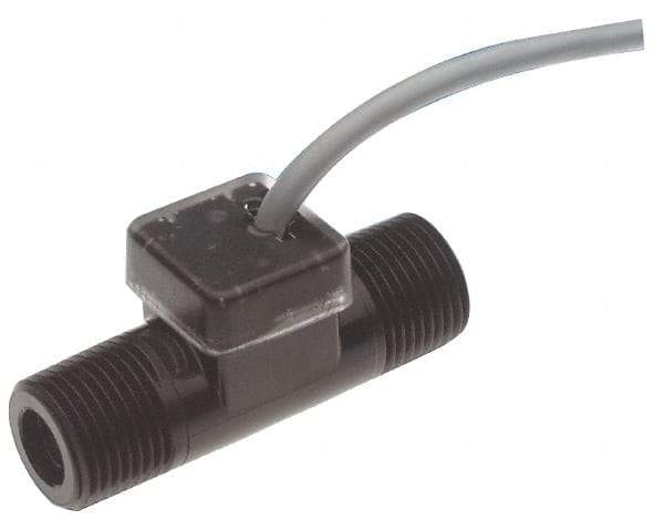 Gems Sensors - 200 psi, Nylon Housing, Turbine Flow Rate Sensor - 0.13 to 1.3 Flow Set Point, 0.13 to 1.3 GPM - Americas Tooling