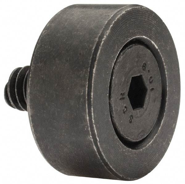 Gibraltar - 1/4-20 Thread, 7/8" OD, 3/8" High, Flat Foot - Steel & Lead Alloy - Americas Tooling