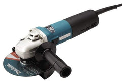 Makita - 6" Wheel Diam, 4,000 to 9,000 RPM, Corded Angle & Disc Grinder - 5/8-11 Spindle, 120 Volts, 12 Amps - Americas Tooling